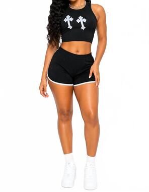 NEW JNK must be summer stretch dolphin trim shorts in black